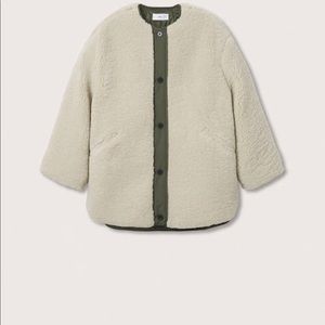 NWT Faux Shearling Mixed Jacket